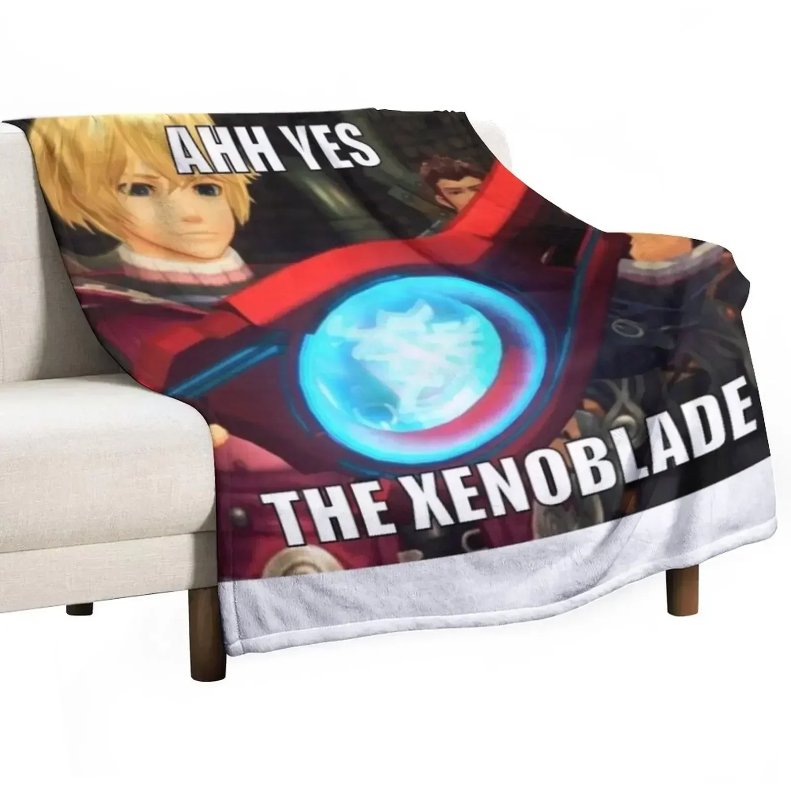 Ahh yes, The Xenoblade Throw Blanket blankets and throws Thins Blankets