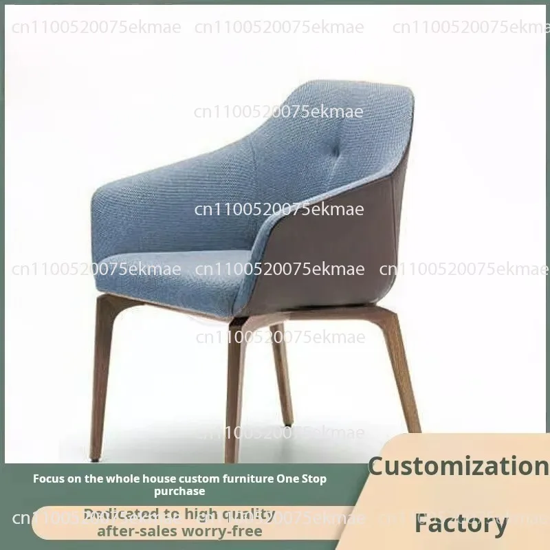 Italian style light luxury cafe chairs, hotel restaurant lobby, meeting rooms, armchairs