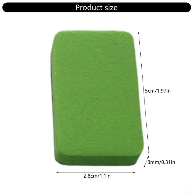 50 penghitungan penghapus papan tulis kecil dengan pembersih papan tulis yang terasa untuk