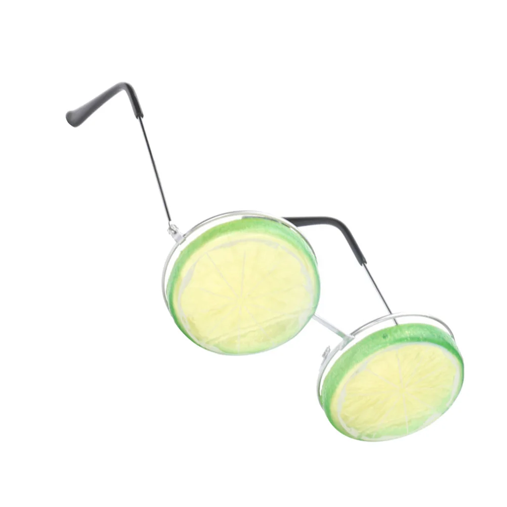 2 Pcs Aldult Lemon Child Lemons Shaped Sunglasses Margarita Adult Costume Cosplay Party Eyeglasses