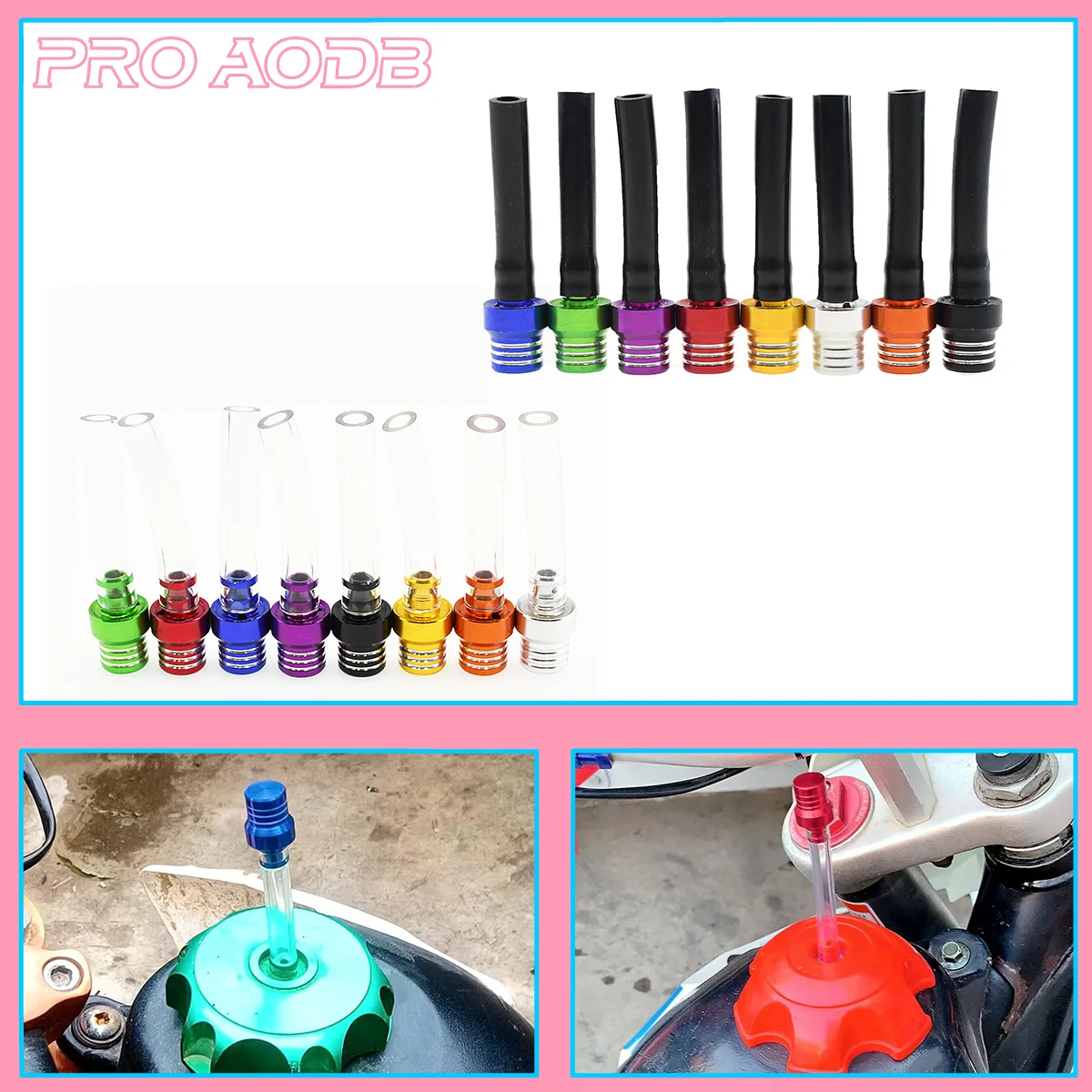 

Motocross Universal Breather Hose Tube Gas Fuel Cap Valve VentTube For CR CRFYZ YZF KTM RMZ KXF KAYO BSE Motocross Dirt Pit Bike