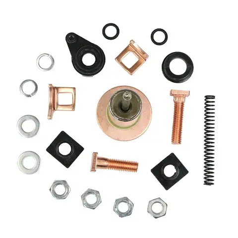 228000‑7220 Starter Solenoid Rebuild Repair Kit Plunger Contacts Set For Land Rover TD5 2.5 Engine Motor Starter Solenoid