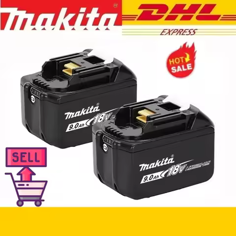 Genuine Makita 18V 6.0Ah Battery Original Lithium ion Rechargeable 18V Makita Battery Replacement Battery BL1860 BL1850 BL1860B