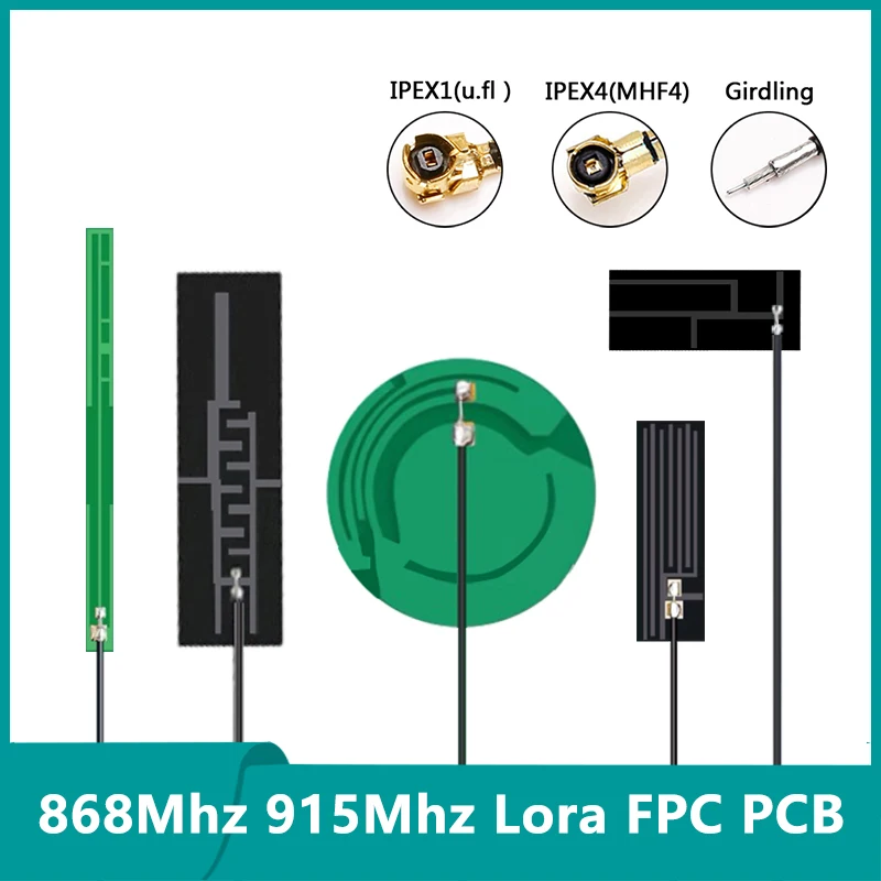 

10PCS High Gain 8dbi 860~940Mhz Internal 868Mhz 915Mhz Lora PCB FPC Flexible Board Patch Antenna Omni WiFi Aerial Signal Ipex1