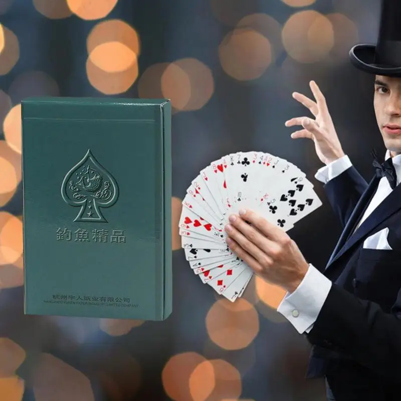 Magic Playing Poker Easy Magic Trick For Magician Great Novelty Gift Magic Playing Cards Props Stage Shows For Party