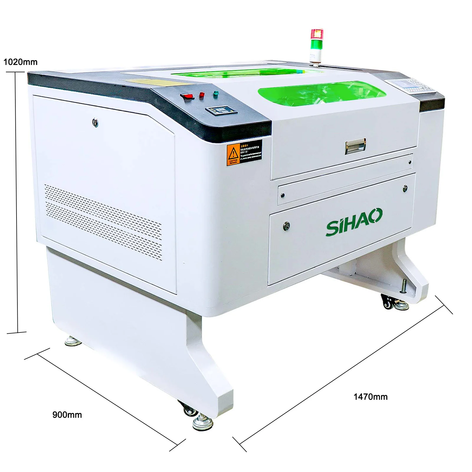 VEVOR Lasergraveerder 60/80/130W CO2 Lasergraveermachine RUIDA Board Compatibel met Lightburn Laser buis Houtbewerking Gereedschap