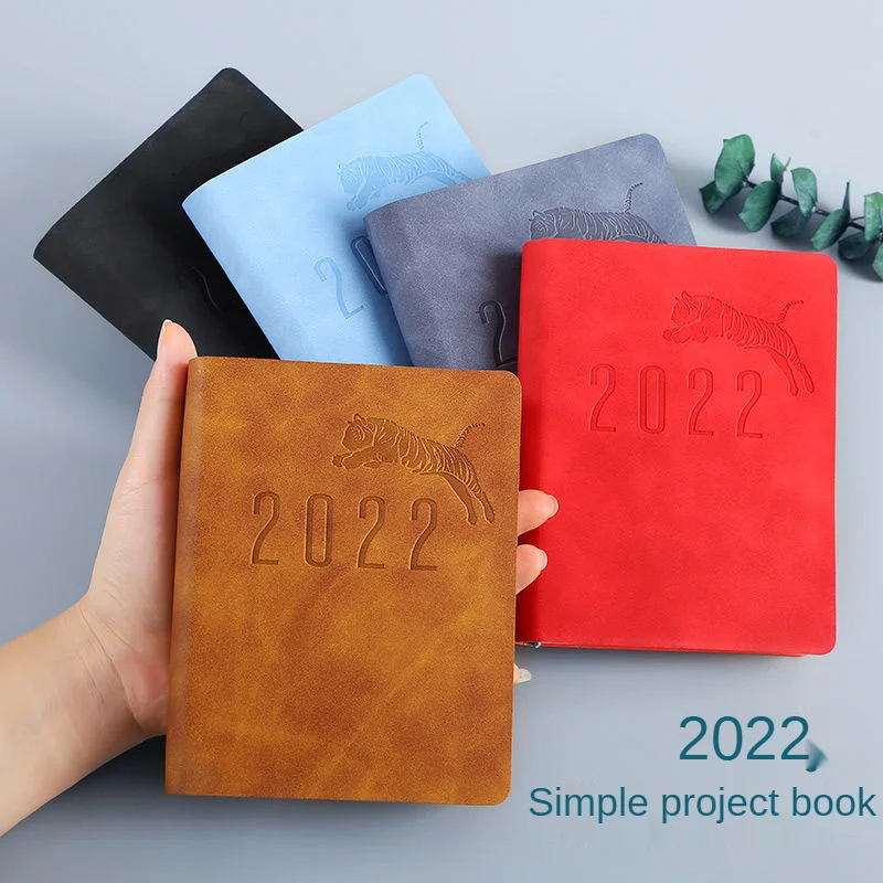 2022 schedule, plan, time planning, notebook, portable notebook, punch card, portable ultra-thick calendar planner 2020 2021