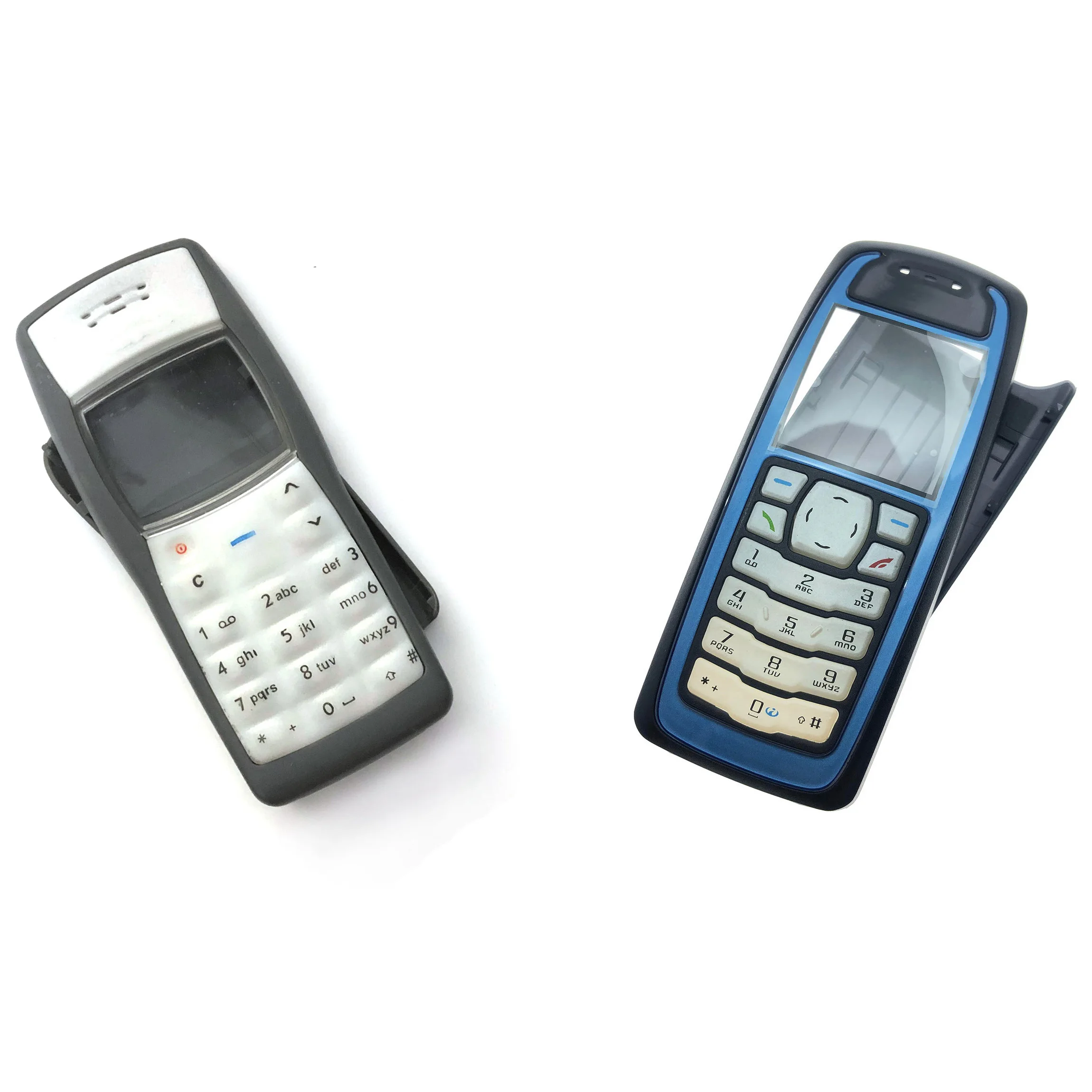 Funda trasera para Nokia 3100, cubierta frontal completa, teclado