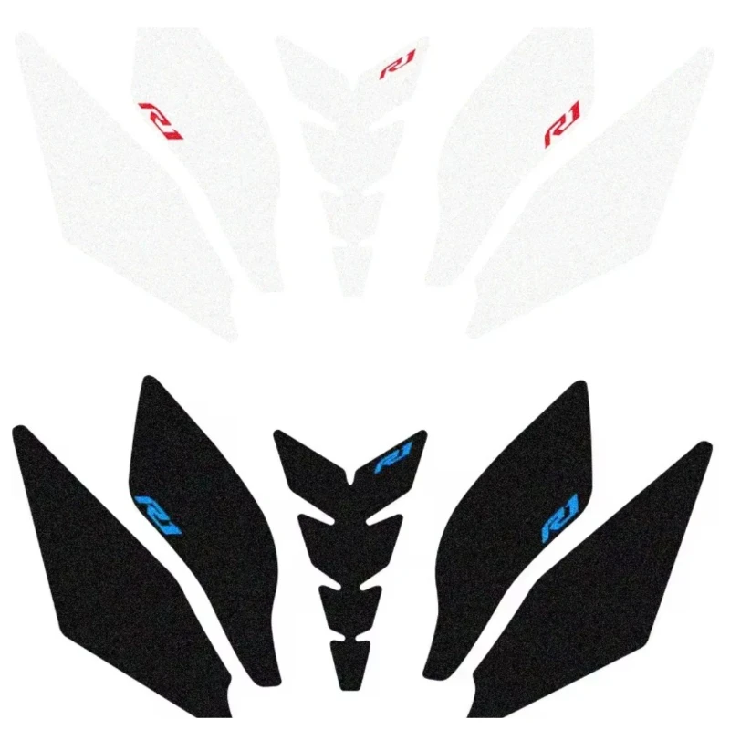 For YZF R1 R1M YZFR1 2015 - 2021 Motorcycle Accessories Side Fuel Tank Pads Protective Stickers Knee Grip Traction Pad