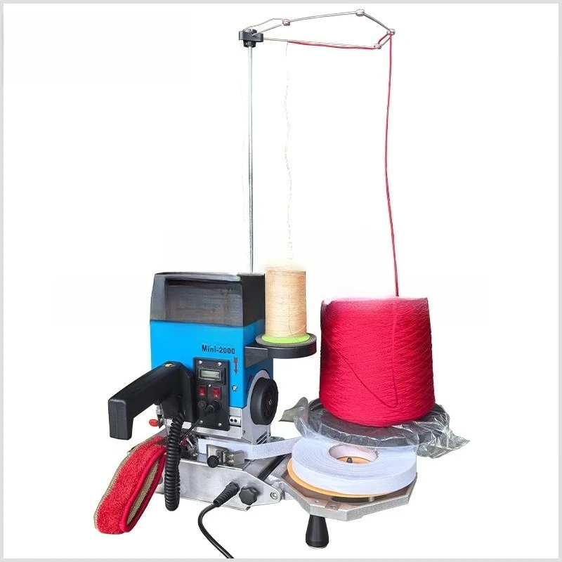 Portable carpet hemming machine, hand-pushed carpet hemming machine