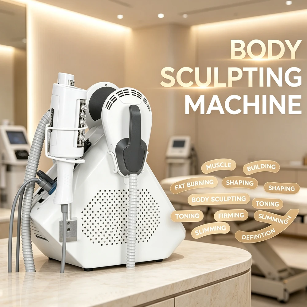 15 Tesla EMS Body Contouring Machine With Micro Roller Massage Deep Fat Dissolving Muscle Building Slimming Equipment