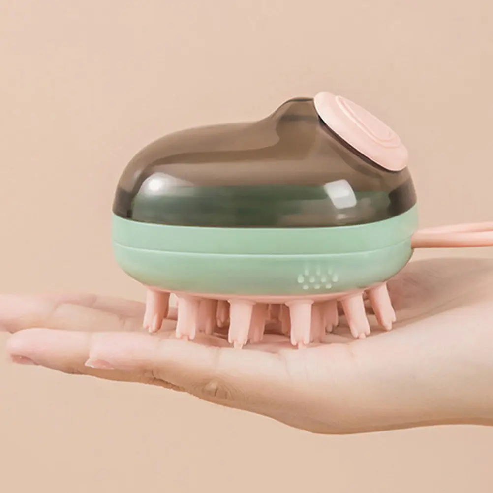 

Silicone Scalp Scrubber Shampoo Brushes Easy Use Head Massage Brush Deep Clean Hair Scalp Cleaning Comb for Kids Women Men Pets