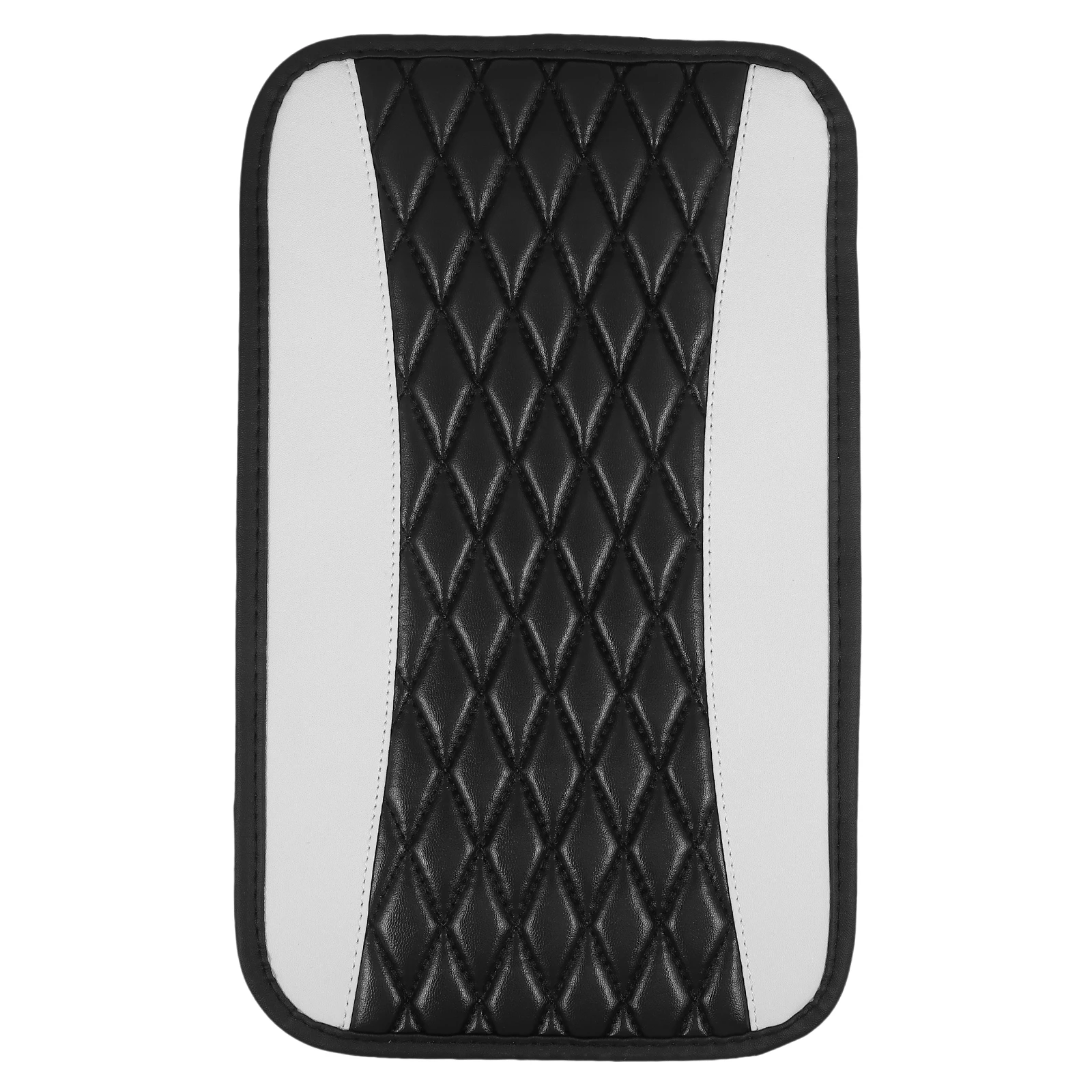 

Car Armrest Box Mat Cover Center Console Pad Cushion Breathable Classic Wear Easy Install Most Cars