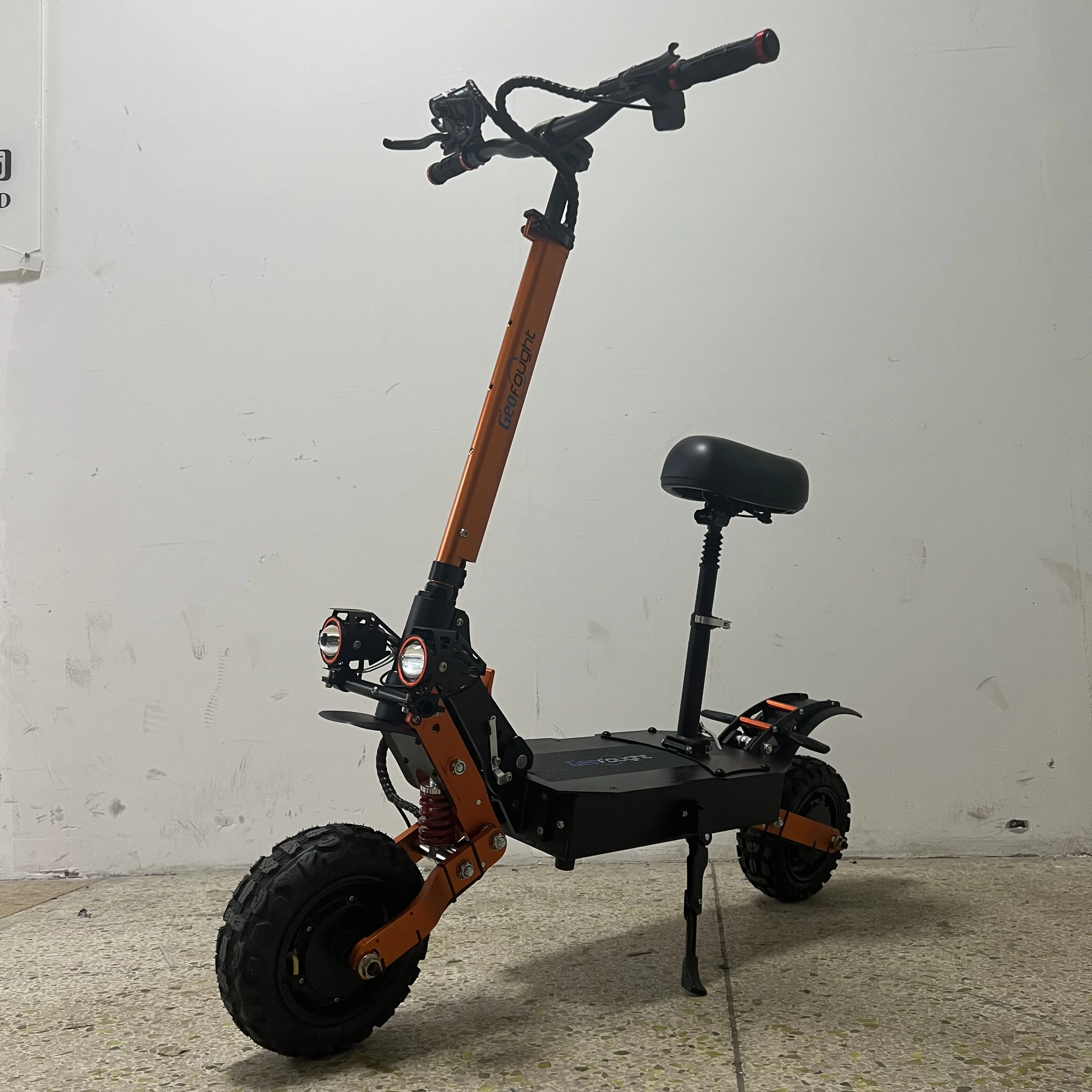 

USA STOCK Fast 50MPH 60V 6000W Dual Motor Electric Scooters Off Road 2 Wheels Folding Portable E-Scooter for Adult with Seat