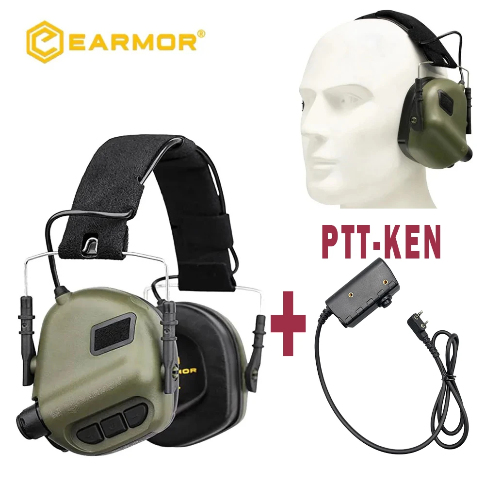 

OPSMEN EARMOR M31 Tactical Headphones Electronic hearing protection earmuffs Military Anti-Noisy Shooting Earphone