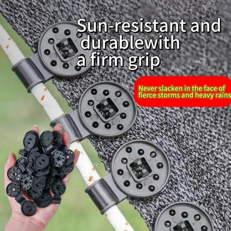 قماش للتظليل البلاستيك مشابك شعر كلبش هوك في الهواء الطلق الشمس شبكة تظليل مقاطع الدفيئة النسيج تحديد المشابك جروميت سياج المعاوضة هوك