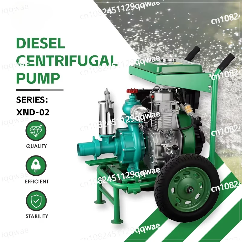 100M Head Manual Diesel Manufacturer of Agricultural Water Jet Centrifugal Pumps for Agricultural Irrigation