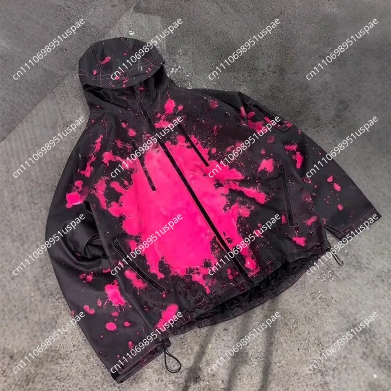 Thermochromic Waterproof Jacket Men/Women Temperature-Sensitive Color-Changing Outdoor Coat