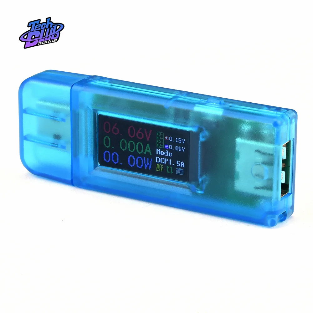 13 in1 LCD Voltmeter Ammeter Voltage Meter Multimeter Battery Charging USB Tester for Electrician Tool