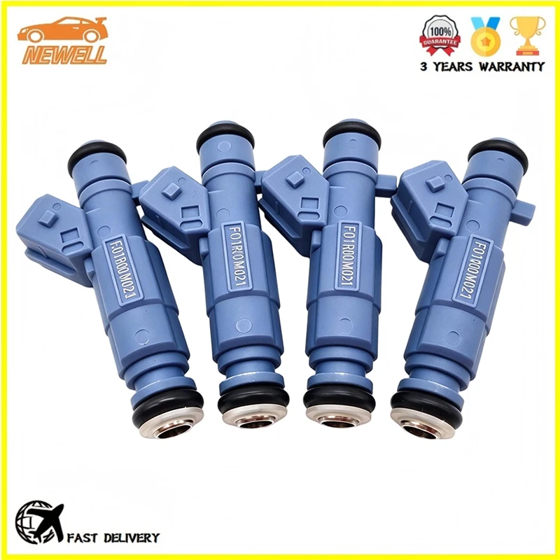 4pcs F01R00M021 High Quality Fuel Injector For Roewe 550 MG 6 1.8L 18K4C Engine Roewe 750 1.8T Fuel Nozzle