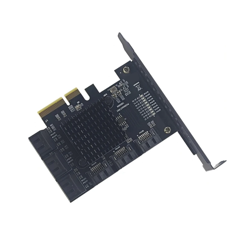 

9 Port PCIe to Expansion Card with 6.0 Gbps Transfer Speed and Hot Swap Support for Desktop PC