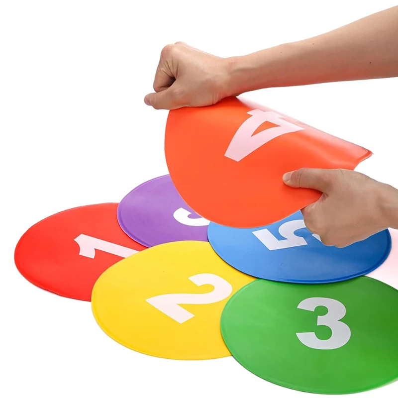 

Футбольная эмблема Диск Цифровая эмблема Пластина Эмблема Объект Плоский коврик для ориентиров Детский сад Баскетбольное тренировочное устройство Коврик для препятствий.