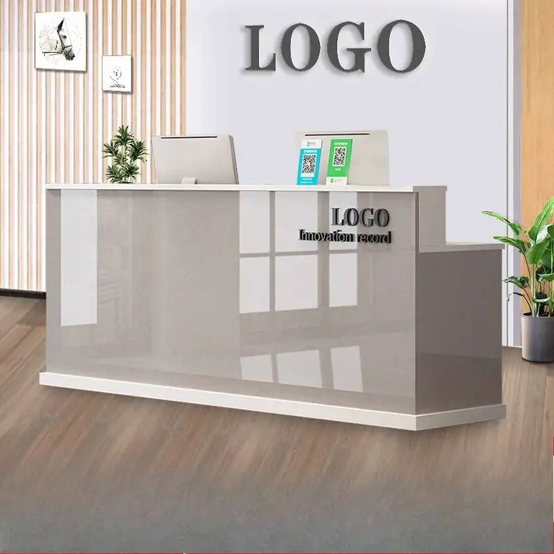Storage Design Reception Desks Black Checkout Classic White Reception Desks Luxury Modern Recepcion Mostrador Office Furniture