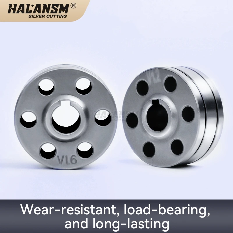 Small handheld laser welding wire feeder accessory, U-shaped aluminum welding wheel, V-shaped six-hole type, customizable. 1.0 1