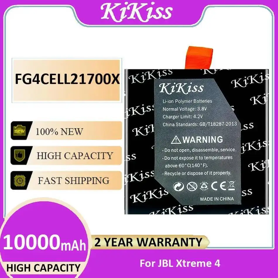 

Bluetooth Speaker Battery 10000Mah Reliable Power Supply For Jbl Xtreme 4 FG4CELL21700X Replacement