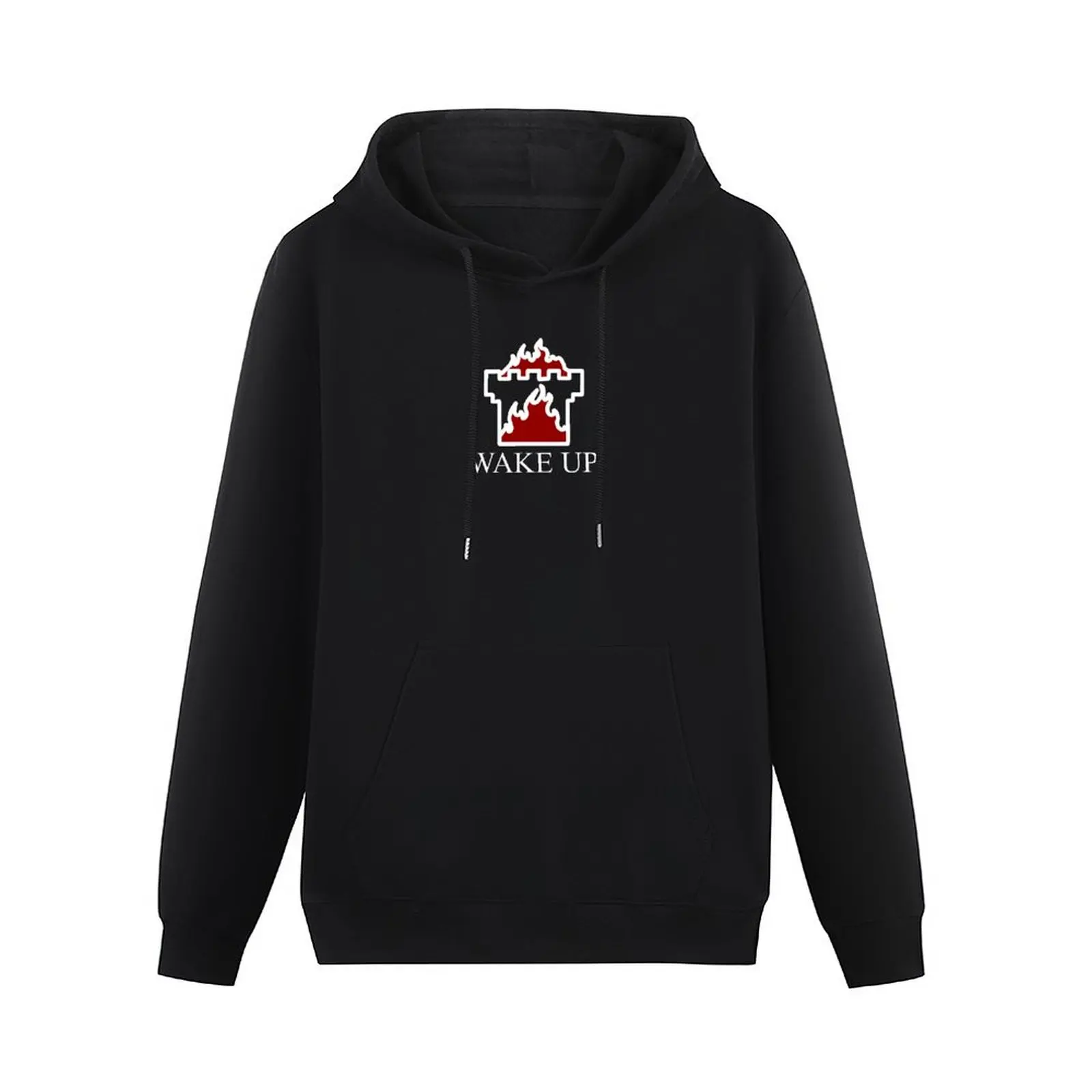 EXJW Wake Up Pullover Hoodie mens clothing fashion men korean style clothes hoodie streetwear