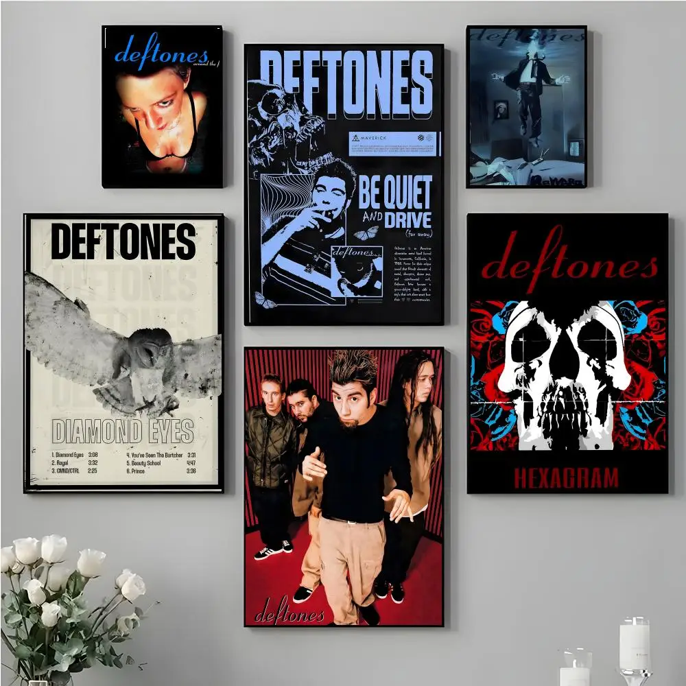 1pc D-Deftones Poster High-definition poster stickers ideal gifts for living rooms hallways