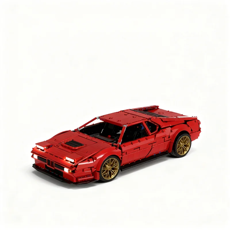 3064pcs MOC BMW M1 Red 1 8 Tec - Model Kit Decals 评论和价格