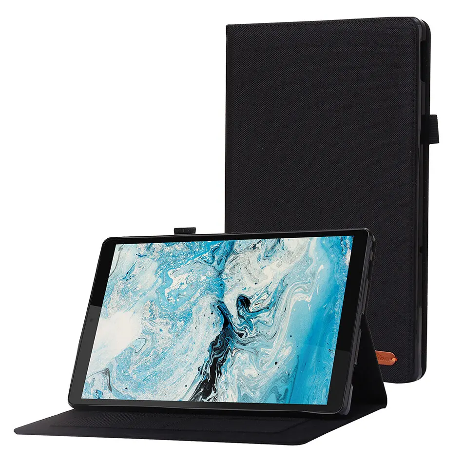 Magnet Fabric Leather Case with Auto Sleep Wake UP Pen Holder for Lenovo Tab M10 Plus Smart Cover 2022 3rd gen TB-125FU