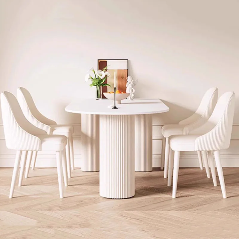 

Minimalist Nordic Dining Table White Chaire Hall Relaxing Dining Table Living Room Corner Muebles De Cocina Home Furniture