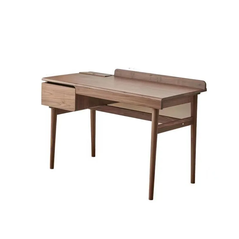 North American black walnut desk, Nordic solid wood computer desk