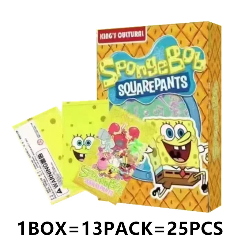 KAYOU SpongeBob SquarePants Card Explore The Beechburg Anime Character Patrick Star Bob Squidward Cute Funny Cards Kids Gift Toy