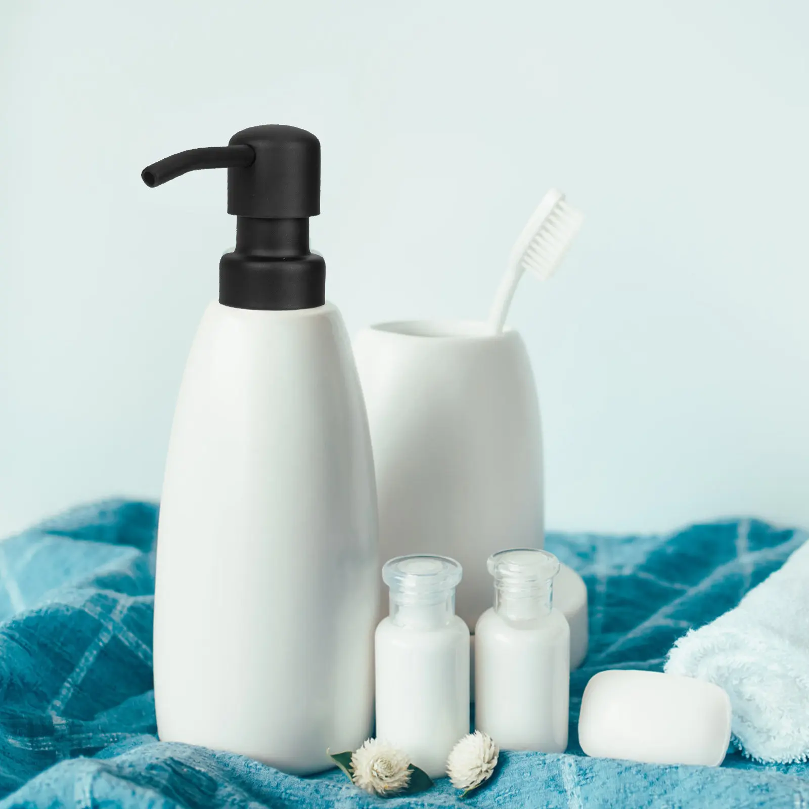 Stainless Steel Pump for Lotion Soap Perfume Bottles Replacement Dispenser Pump Head Reusable Elegant Compact Design Liquid