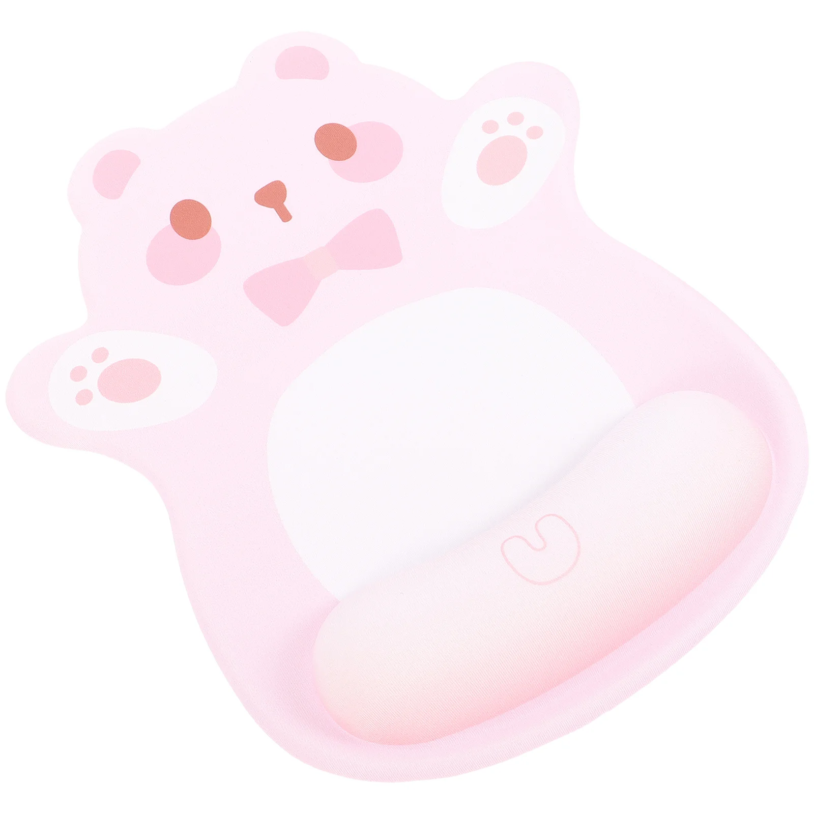 

Mouse Pad With Wrist Support Ergonomic Non-Slip Base For Laptop Computer Gaming Desktop Spandex Surface Waterproof