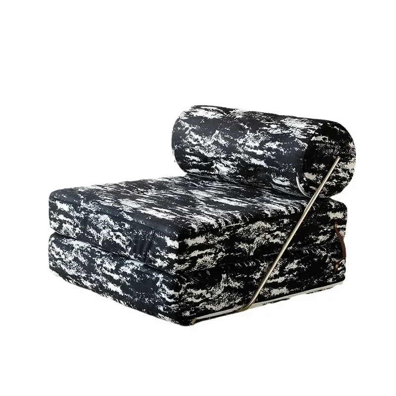 Simple tofu block sofa single leisure sofa bed folding dual-purpose sleeping and lying module combination