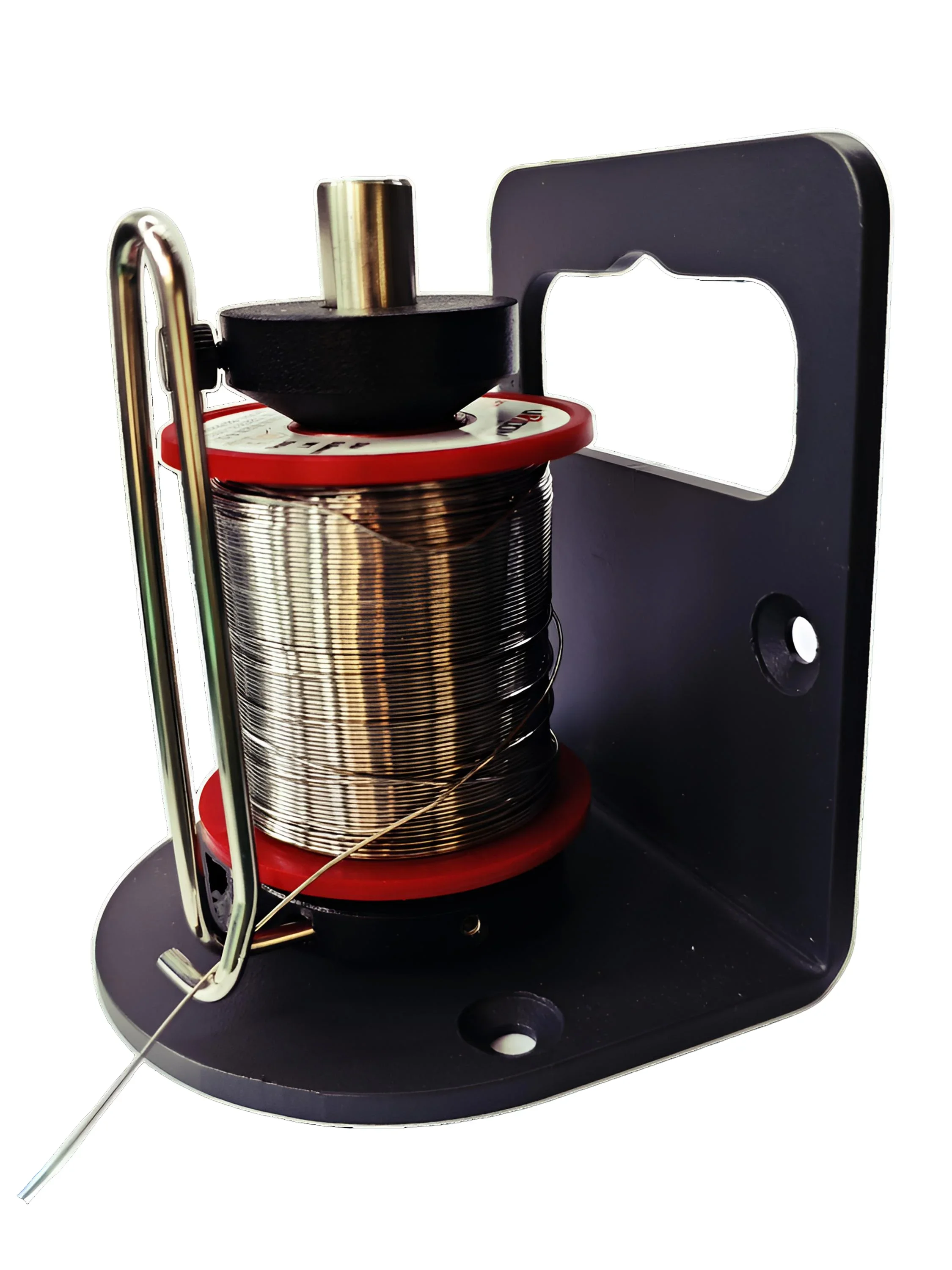 Metal Soldering Wire Stand Holder Solder Reel Stand Soldering Station Rework Tools（The product has only one shelf and no wires.）