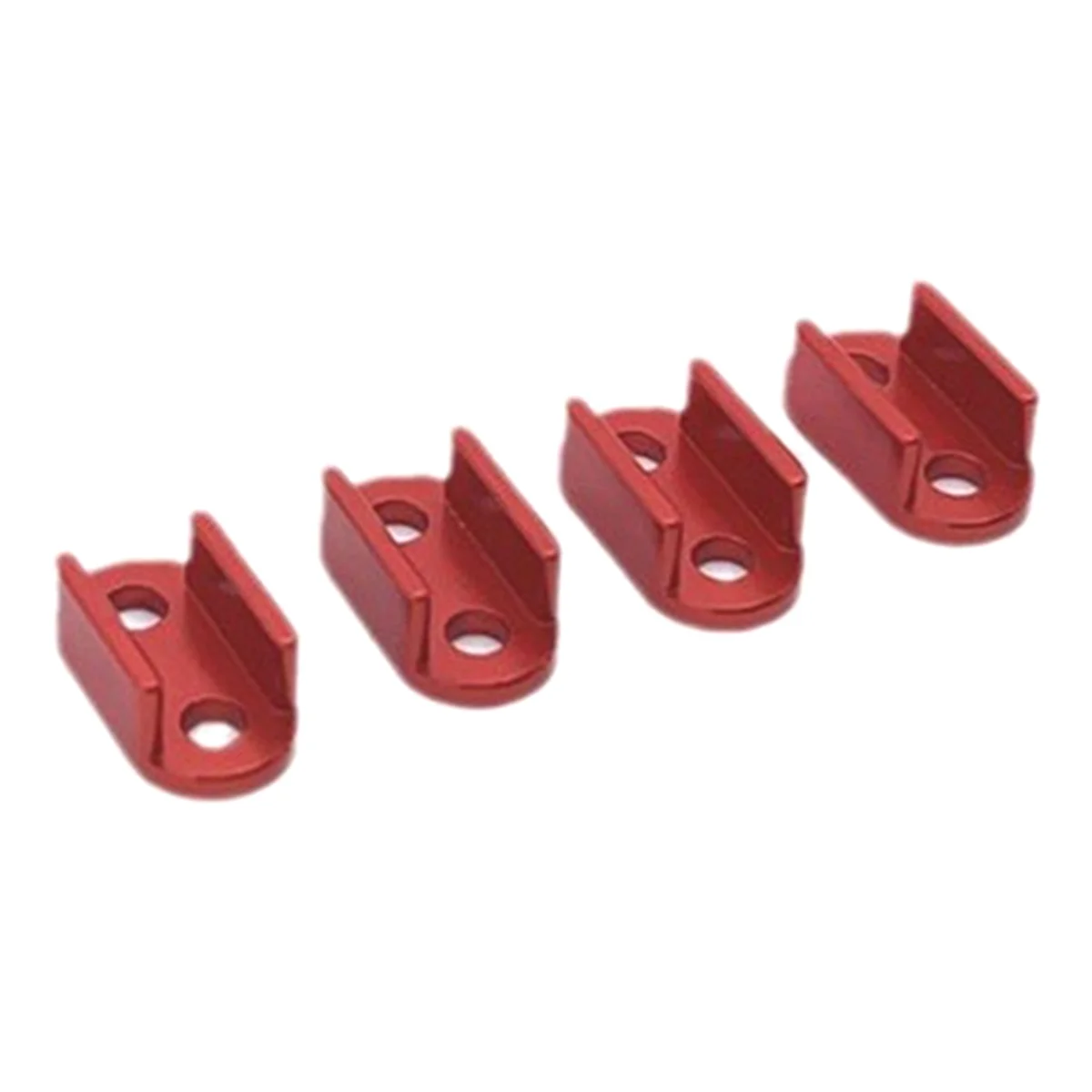 

Modern Steering Gear Fixed Base Set for WPL 1/10 C74 1/16 RC Car, Red