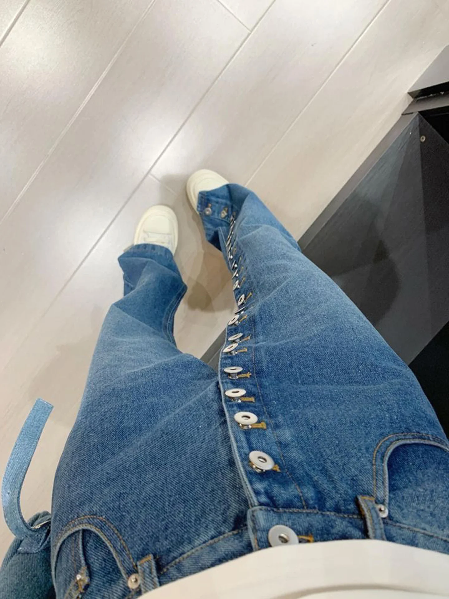 Calça Jeans Feminina de Cintur - Jeans avaliação e preço