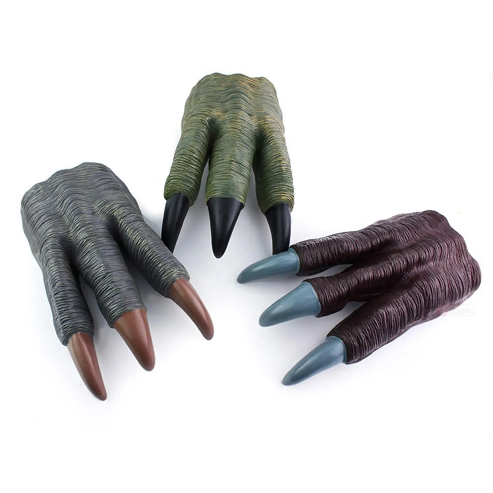 

1PC Simulation Simulation Dinosaur Claw Gloves Hand Puppet Model Halloween Trick Prop For Boys Cosplay Battle Play Model Gift