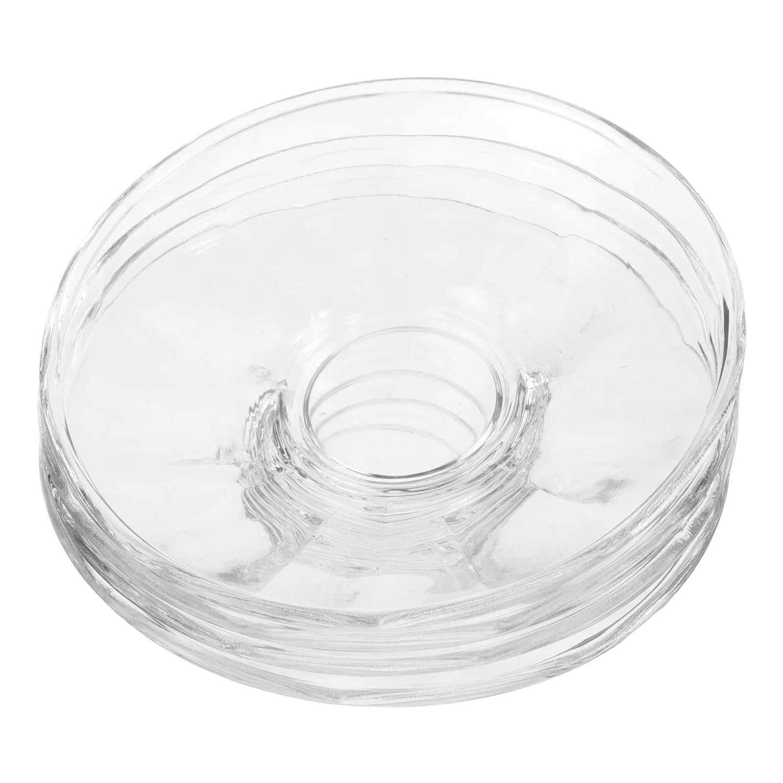 

4 шт. стеклянная тарелка для чая, прозрачная элегантная круглая тарелка для закусок, кофейных десертов, легко чистящаяся стеклянная тарелка для домашней кухни