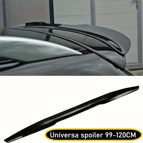 2025New Spoiler universale per auto, ala centrale superiore perforata, decorazione per bagagliaio, ala fissa per vento, accessori auto