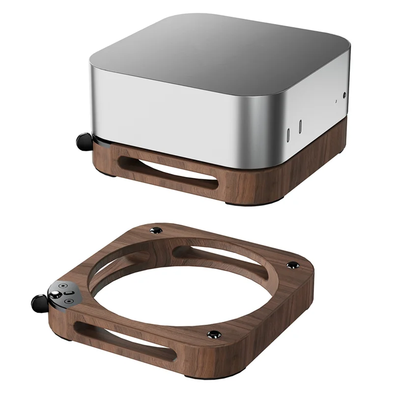 

Базовая подставка GW-Desktop для 2024 Mac Mini M4/M4 Pro, крутая подставка, внешняя кнопка переключения, повышенная пылезащитная конструкция, держатель для ПК