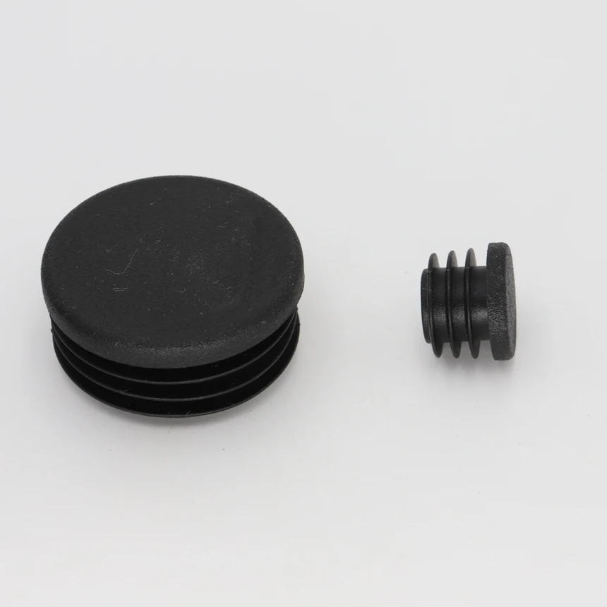 16/20/22/25/30/35/40/45/50/50/70/80/100mm OD Plastic Round Circle Furniture Table Foot Pad Cushion Pipe Tube Dead End Cap Plug