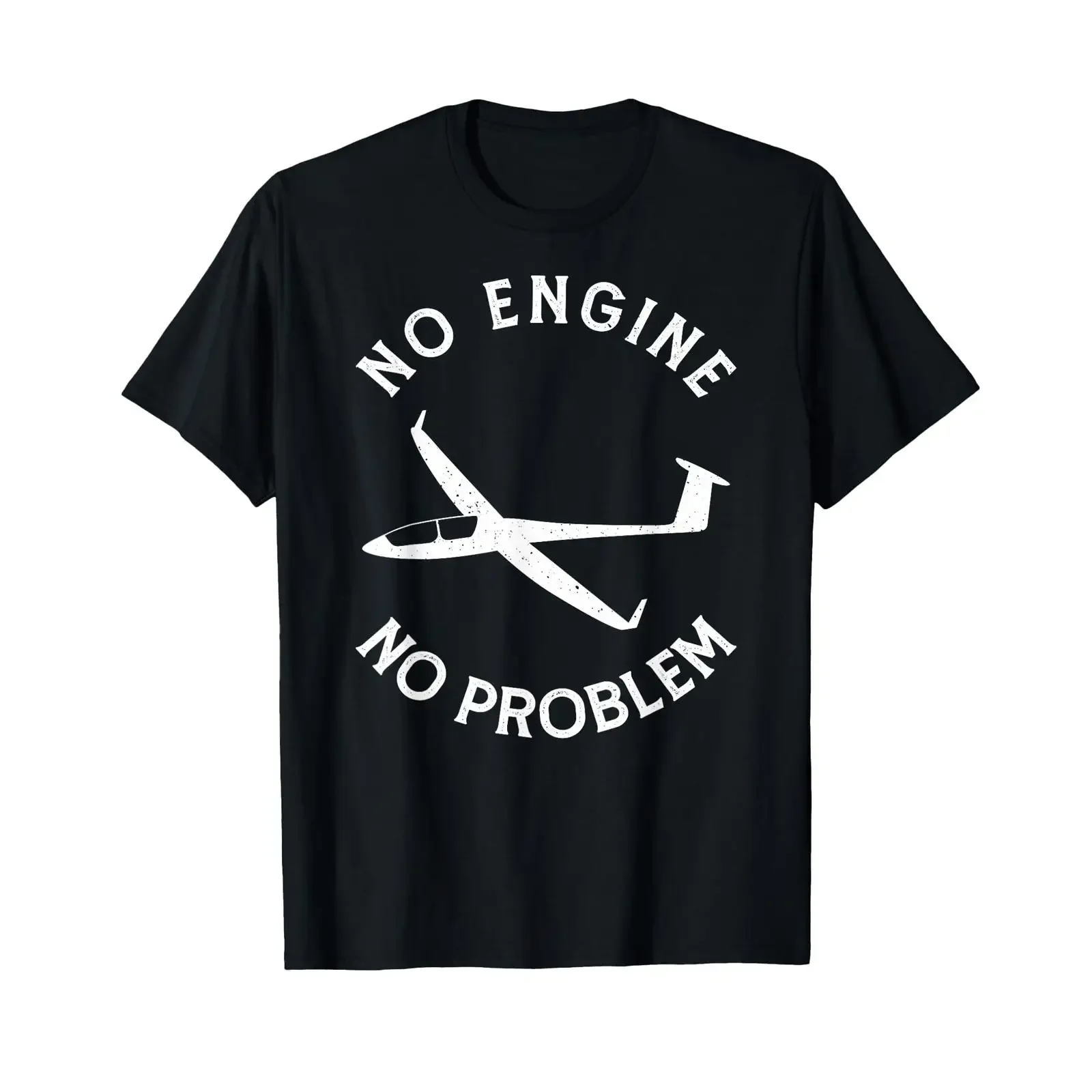 No Engine Problem Gliding Aircraft Glider Pilot Aviation T Shirt vintage Washed Breathable Unisex Casual graphic