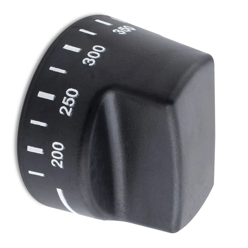 استبدال جزء مقبض ترموستات الفرن AB06 5X PB010099 ومتوافق مع موديلات AP5315393، 810983 باللون الأسود