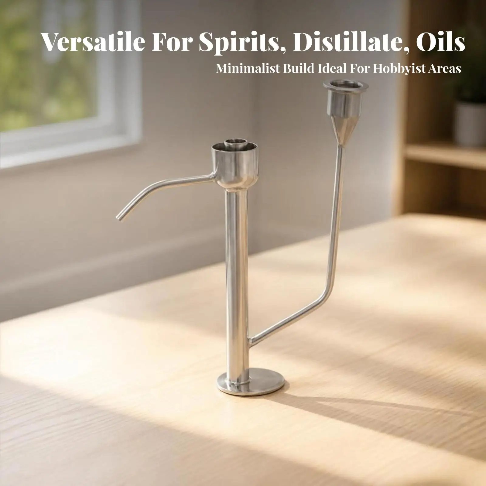 Distillation Outlet Assembly Stainless Steel Brewing Outlet Pipe for Home Brewers